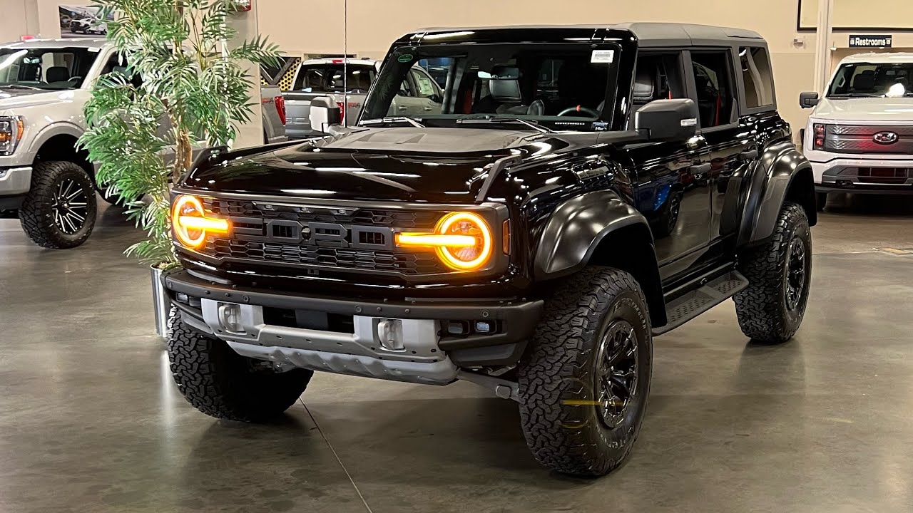 Black Bronco Raptor R 2023 Ford Bronco Raptor Shadow Black - YouTube