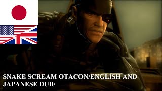Metal Gear Solid 4Snake Scream Otacon English And Japanese Dub