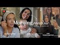 My morning routine with a baby 10 minute make up routine  hair transformation vlog