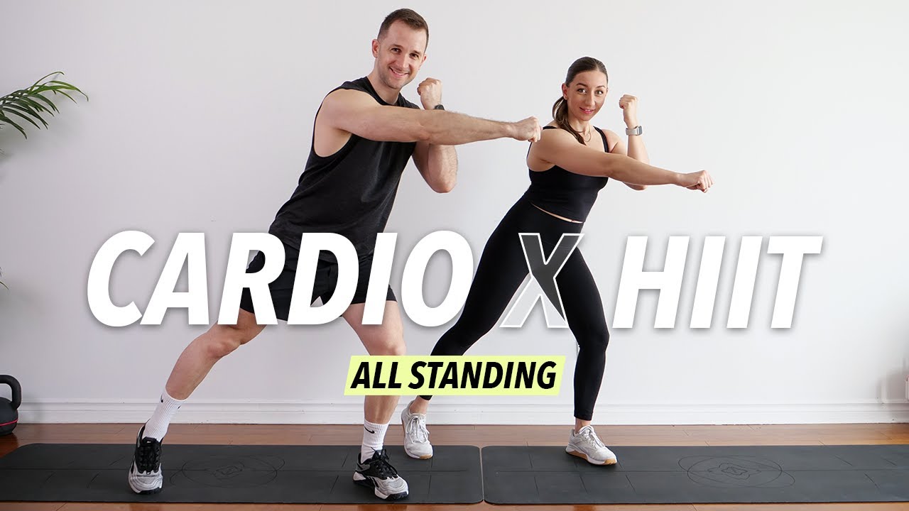 1 Hour ALL STANDING CARDIO HIIT Workout at Home | Burn 1000 CALORIES