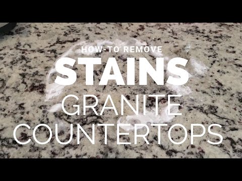 Video: Cum să îndepărtezi petele de granit cu bicarbonat de sodiu?