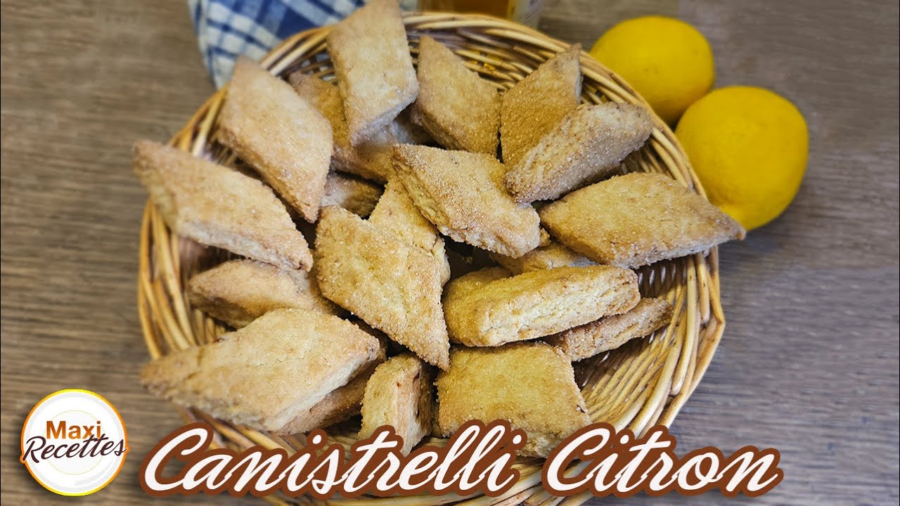 Canistrelli au Citron Recette Facile et Rapide de Biscuits Secs