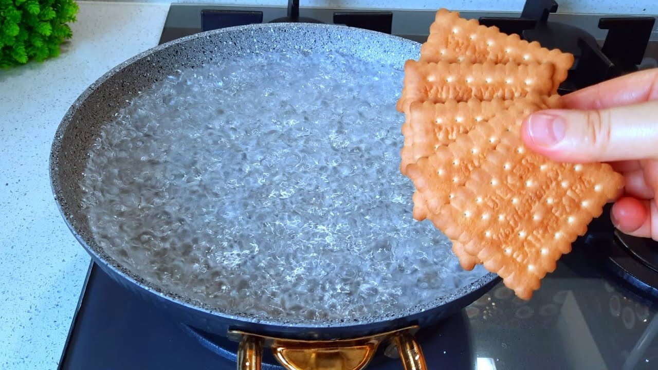 ✋️ Sadece Kaynayan Suya BİSKÜVİ EKLEYİN❗️ Sonuca ŞAŞIRACAK Lezzetine MÜBTELA Olacaksınız💯