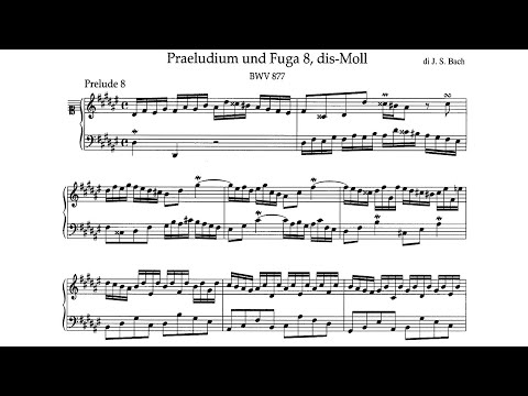 JS Bach: Prelude and Fugue in D sharp minor BWV 877 - Jorg Demus, 1955 - Westminster W-9334