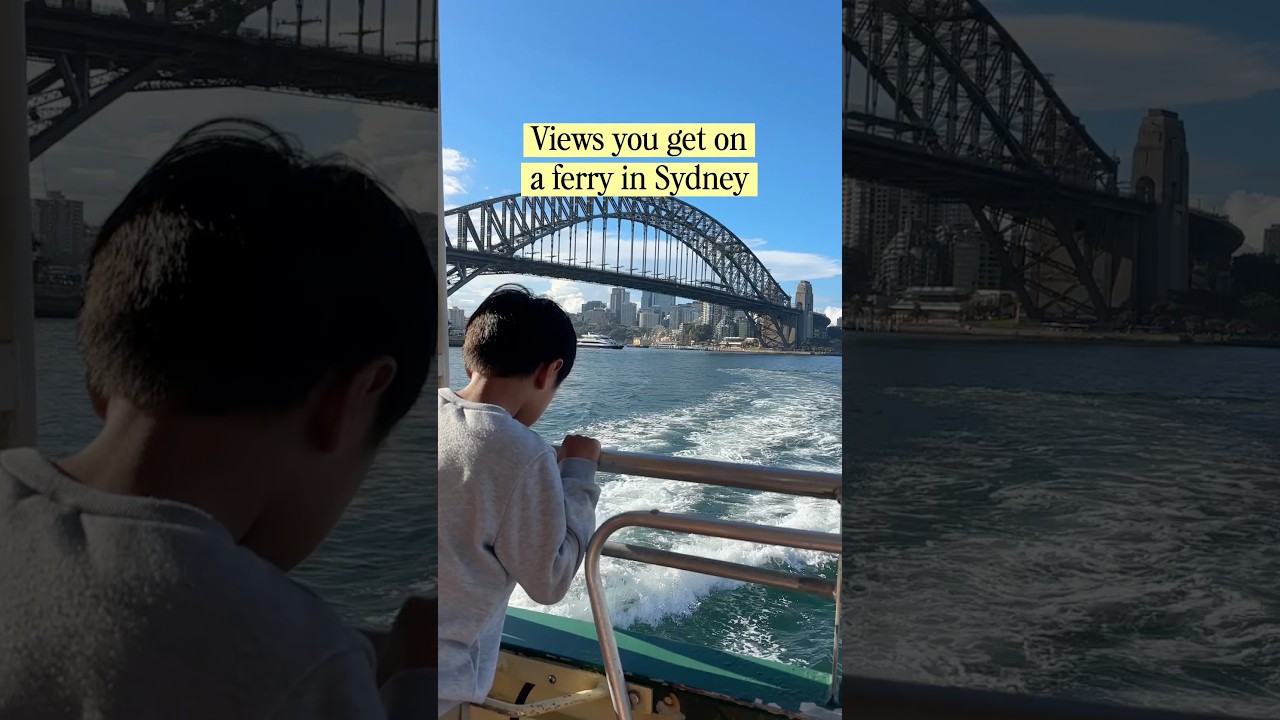 Cruising past Sydney’s icons 😍 #sydney #sydneyopera #harbourbridge