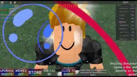 Some OP Shouting Simulator Codes (2020) 100% ACCRUATE