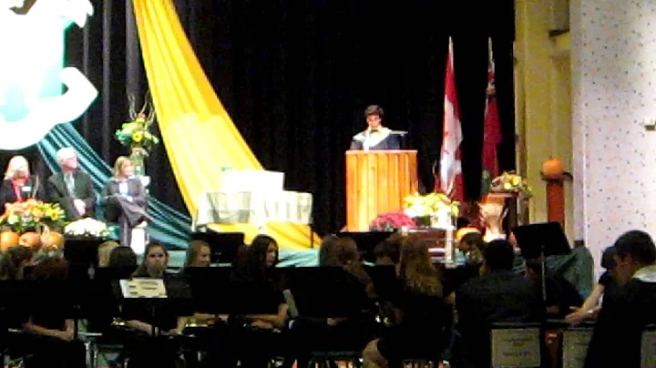 Evan Bull's Valedictorian Adress and song.