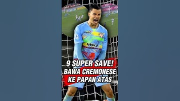 Penyelamatan Emil Audero bawa Cremonese ke papan atas Serie A🔥