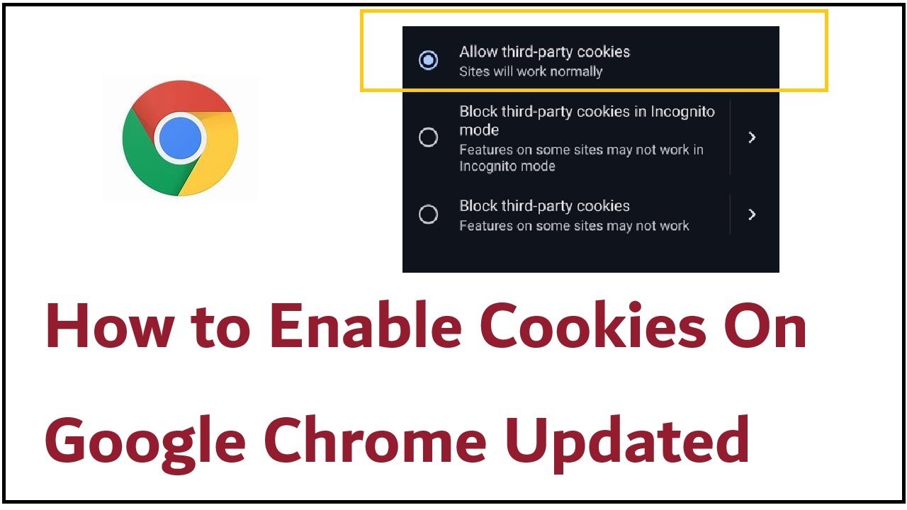 How to Enable Cookies On Google Chrome Updated Latest Version