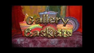 Gallery Baskets - How to Make Fabric Covered Clothesline Rope Baskets - Part Two