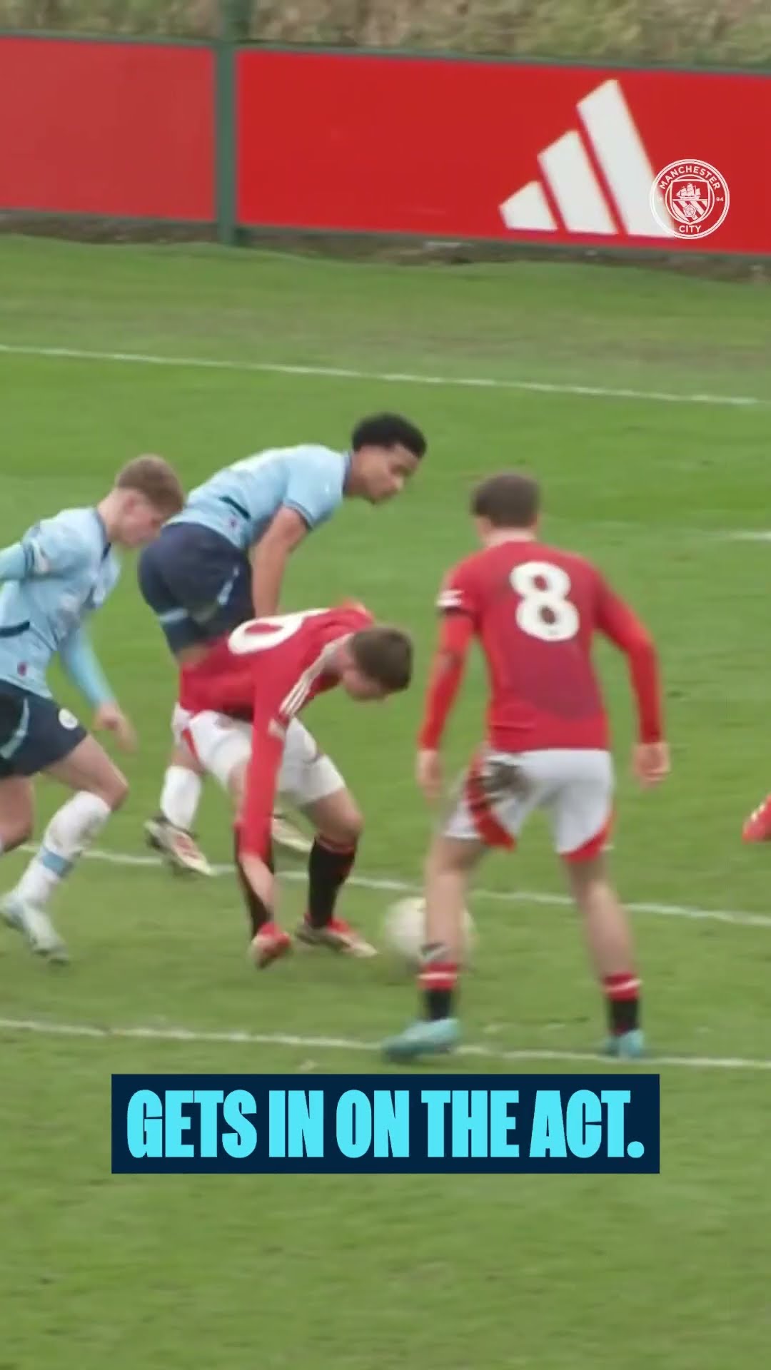 CITY DOMINATE IN U18 MANCHESTER DERBY CLASH!?? #goals #mancity #shorts #football #play