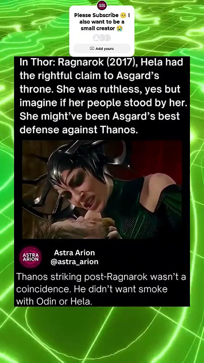 Hela Was Asgard’s Best Defense Against Thanos… Imagine 😳🔥 #ThorRagnarok #Hela #Marvel #Shorts