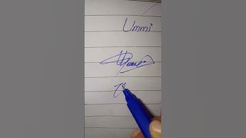 Ummi name signature ideas and styles part 13  #namesignature