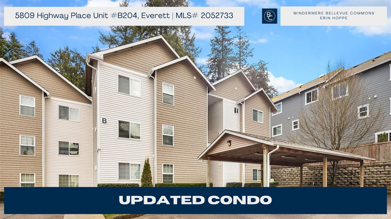 UPDATED CONDO 5809 Highway Place Unit B204, Everett, WA YouTube