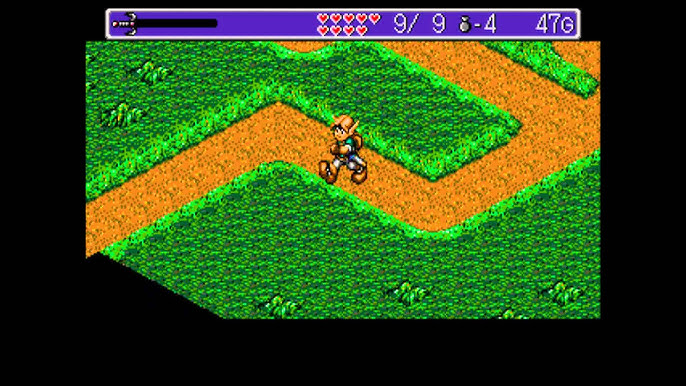 Raro Jogo Sega Mega Drive Land Stalker Estado de Novo Completo