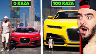 HER KAZA YAPTIĞIMDA ARABAM DAHA DA BÜYÜYOR - GTA 5 MODS