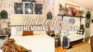 Double Wide Mobile Home Homemaking Motivation #cleanwithme #2024 #mobilehomeliving #homemaker