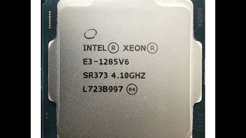 SR2CX Intel Xeon E3 1285 V4 4 Core Core 3 50GHz LGA 1150 Server Processor #SR2CX
