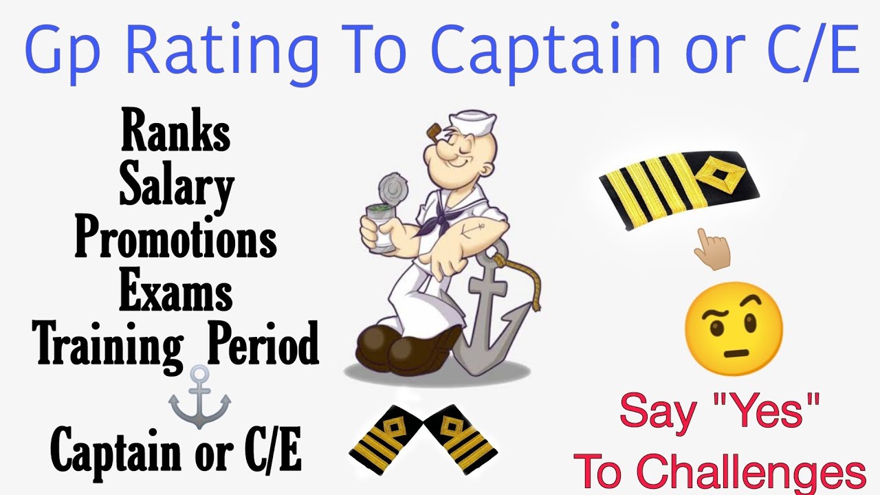 Gp Rating To Captain & C/E  ||  Latest Chart Update || Rank,  Salary, Promotion,  Exams, Experience