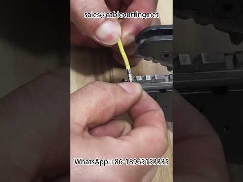 Pneumatic Crimping Pliers for Aviation Pins and Positive Quadrilateral Crimping