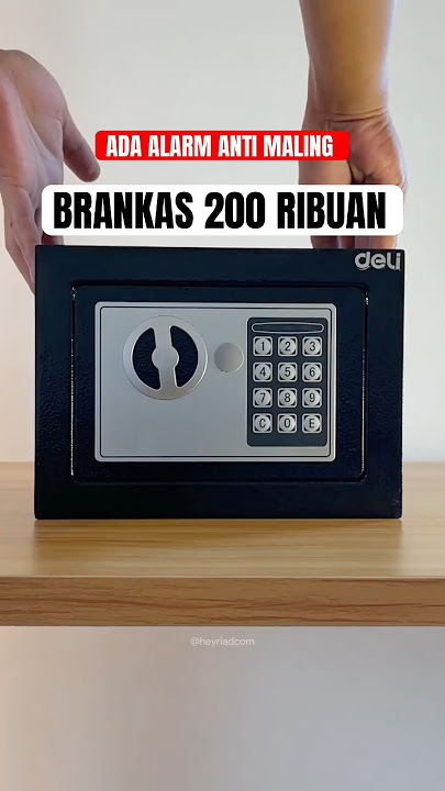 REKOMENDASI BRANKAS DIGITAL MURAH, BESI AMAN DAN KUAT - DELI ET510