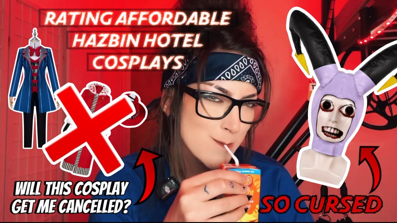 I BROUGHT AFFORDABLE HAZBIN HOTEL COSPLAY COSTUMES! Part 2