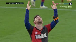 Messi y un homenaje inolvidable para Maradona: gol y dedicatoria con la 10 de Newell's