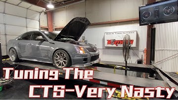 CTS-WEEEE BTR blower cam longtube headers and a Dsx flex fuel combo. Maxed out the pump on E50! Ctsv
