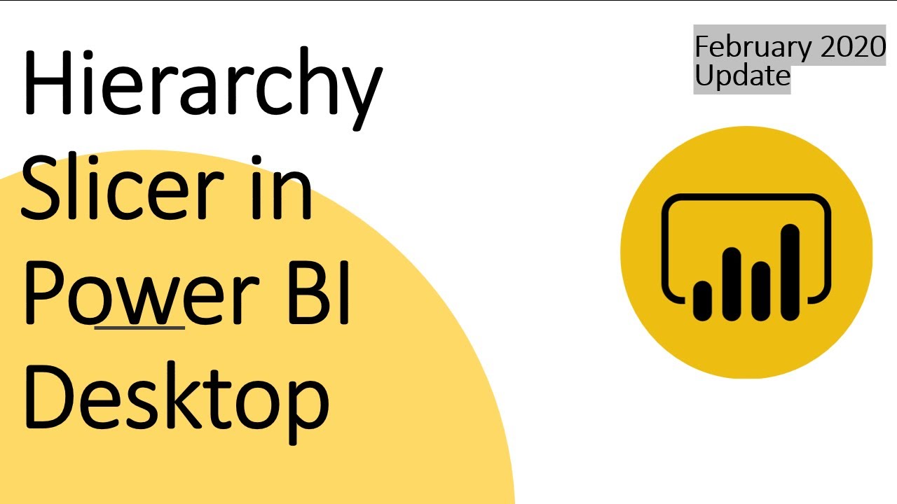 Create Hierarchy Slicer In Power BI Desktop YouTube