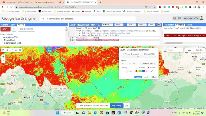 Compute NDVI pixel based timeseries for specific landcover classes in GEE for a specific time period