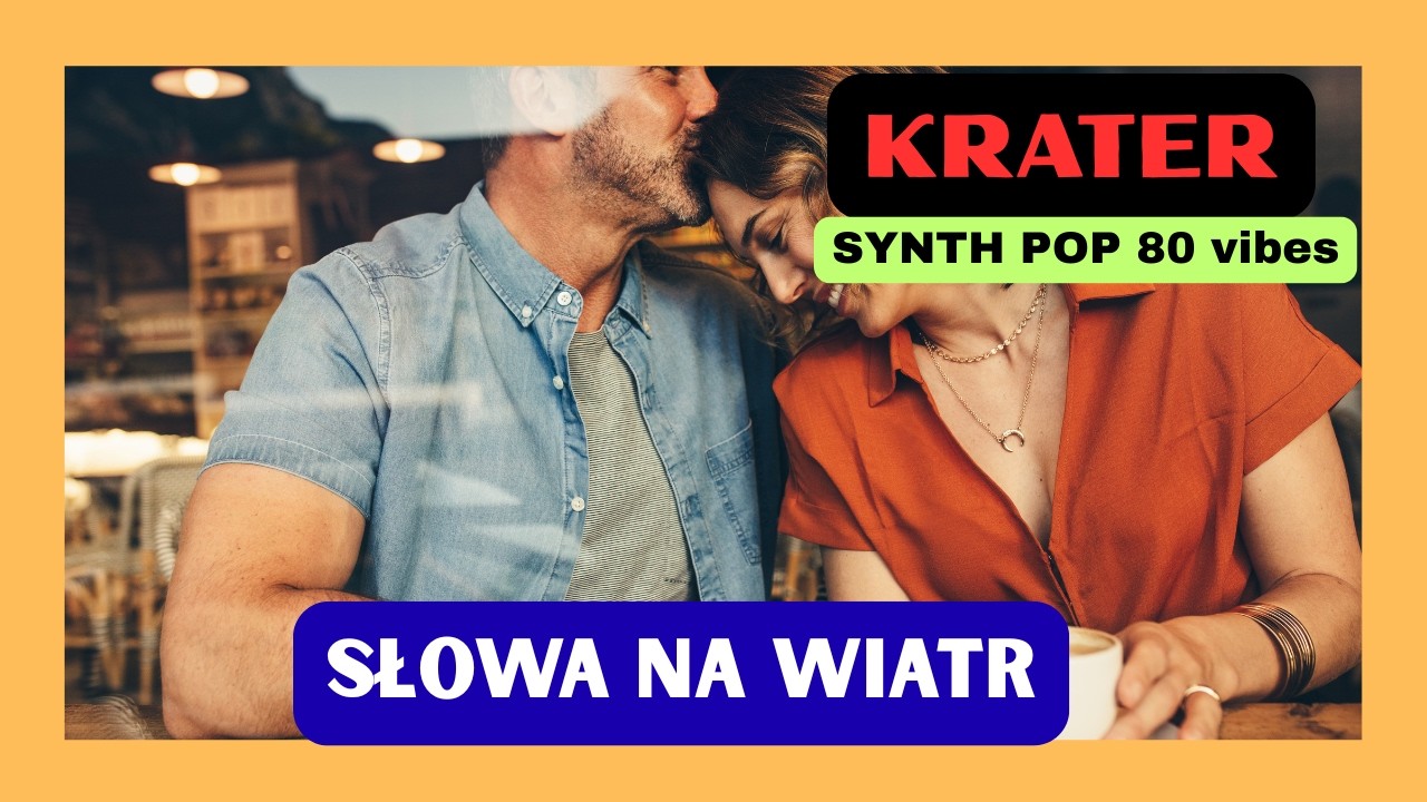 Krater Słowa na wiatr (Official Video) Disco Synth Euro  Pop AI