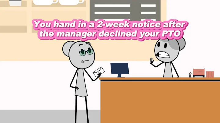 (FULL STORIES) You hand in a 2 week notice after the manager declined your PTO #corporate #manager