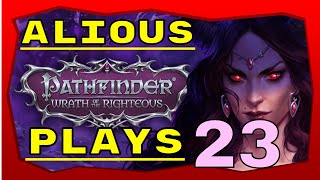 Alious Fights Some Evil Ghost Druids!  Pathfinder: WOTR screenshot 2