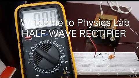 Half Wave Rectifier