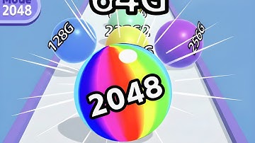 Ball Run Infinity vs Ball Run 2048 - All Max Android Gameplay, IOS Game