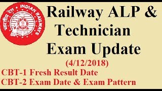 Railway ALP & Technician CBT-1 Result Update || CBT-2 Exam Date || Exam Pattern