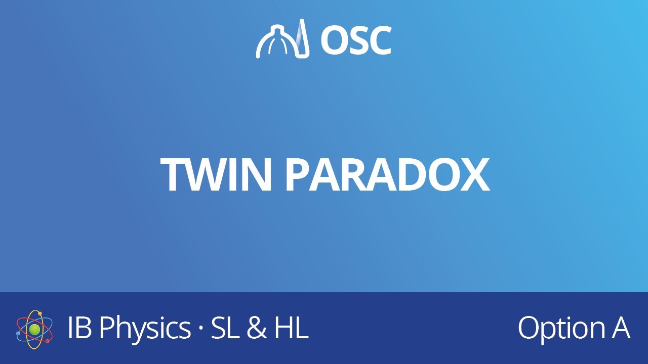 Twin paradox [IB Physics SL/HL]