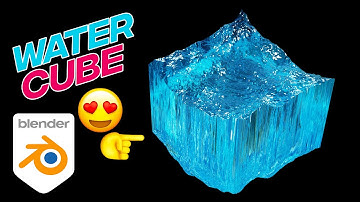 Blender Tutorial Beginner | Water Cube Animation | No Addons
