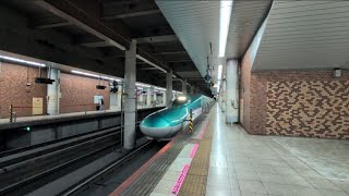 北海道・東北新幹線 はやぶさ24号 東京行き H5系H3編成と秋田新幹線 こまち24号 東京行き E6系Z3編成 2025.05.05