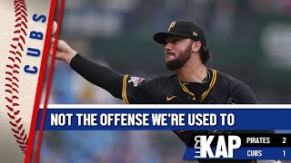 REKAP: ⚾️ Chicago Cubs 2-1 loss to Pittsburgh Pirates. ‘The offense isn’t what we’ve come to know!’