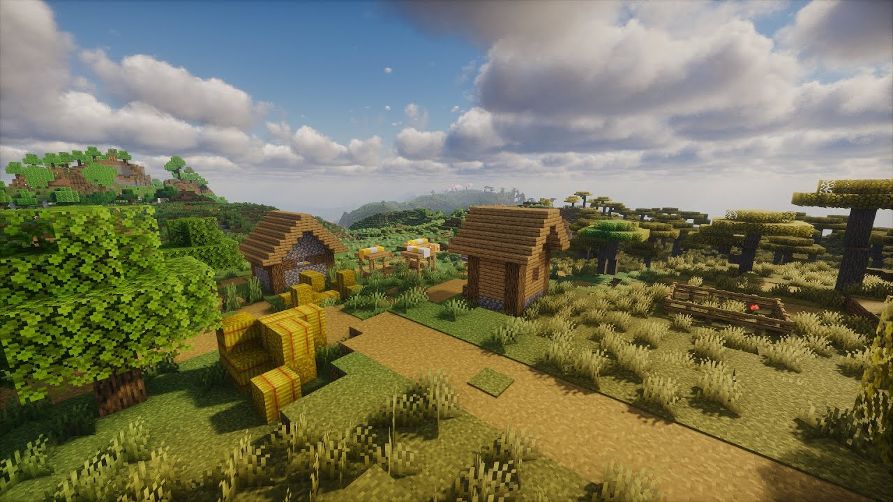 Beautiful Flat Land Village Seed - Minecraft Seeds 1.21.10 - YouTube