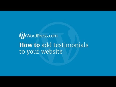 WordPress Tutorial: How to Add Testimonials