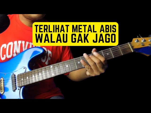 Cara Main Gitar Metal Buat Yang Gak Jago Main Gitar #tutorial class=