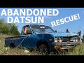 Datsun 620 RESCUE. Parts Rig?!? Salvage yard fun.