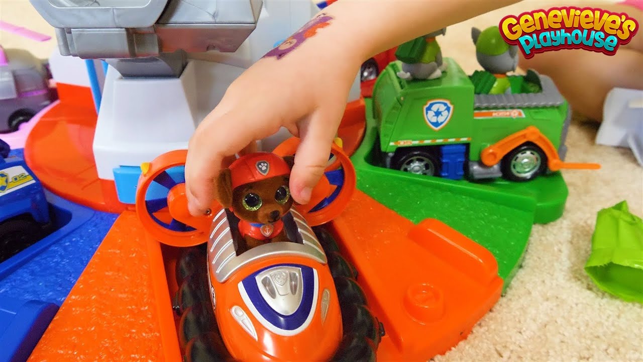 Genevieve Opens Paw Patrol Mini Boos Surprise Toys! YouTube