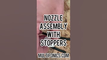 Easy nozzle setup and inspection | Multiponics HPA misting system