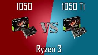 GTX 1050 vs GTX 1050 Ti | Ryzen 3 1200 | Ryzen Edition