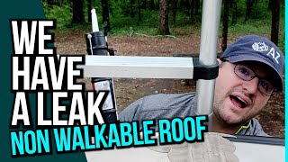 Our Travel Trailer has a Leak: Maintaining a NON WALKABLE ROOF