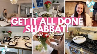 SHABBAT GET IT ALL DONE WITH ME! Shabbat Dinner Prep!