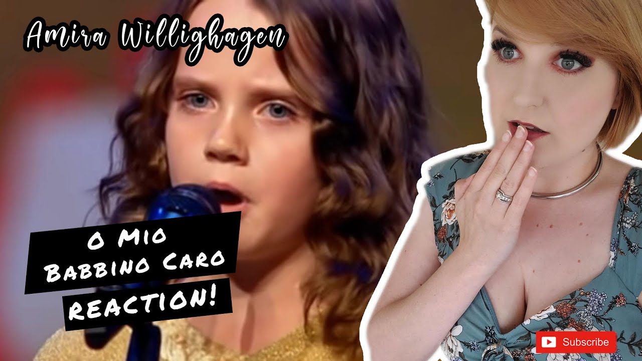 AMIRA WILLIGHAGEN - O Mio Babbino Caro | METAL HEAD REACTS